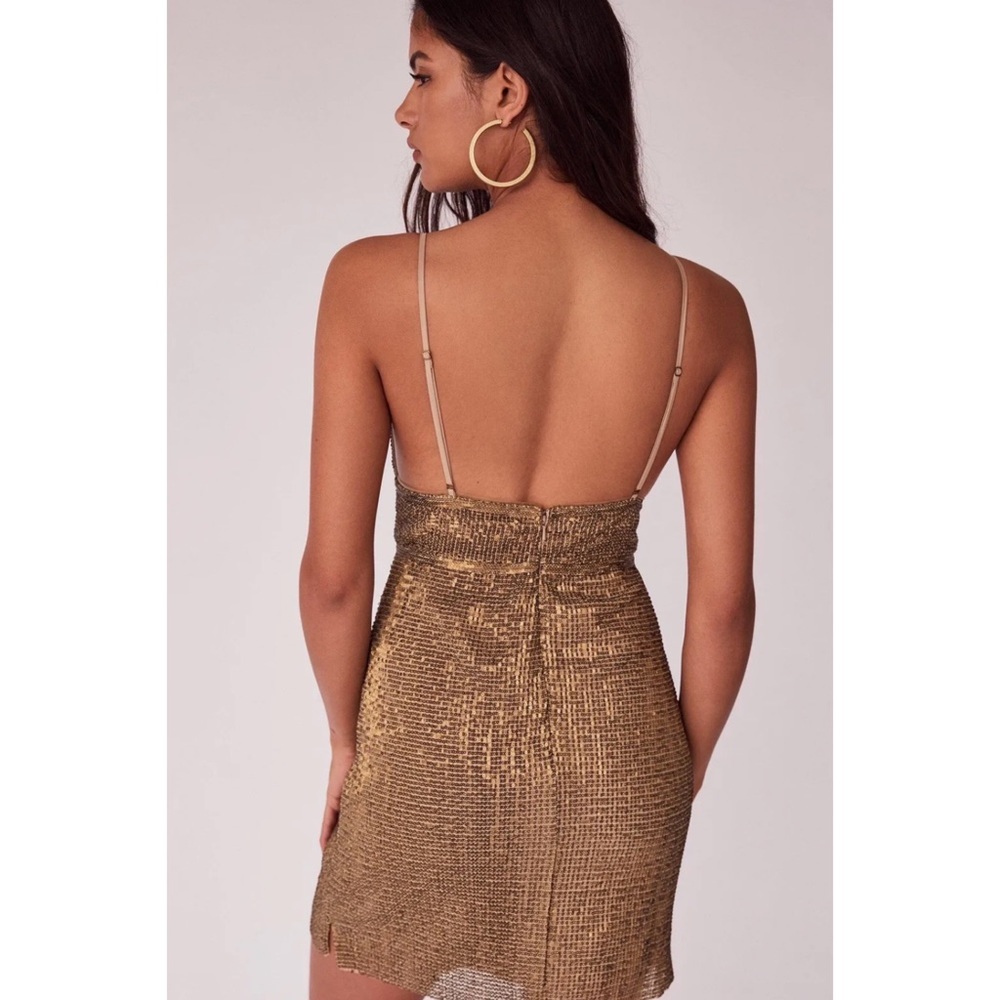 Saylor x Free People / Frankie Black Sequin Dress - Picture 3 of 11